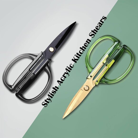 Kitchen Shears Scissors & Sharp Scissors, ARCHIKING 7.7inch Cooking Scissors, Me - Picture 2 of 5